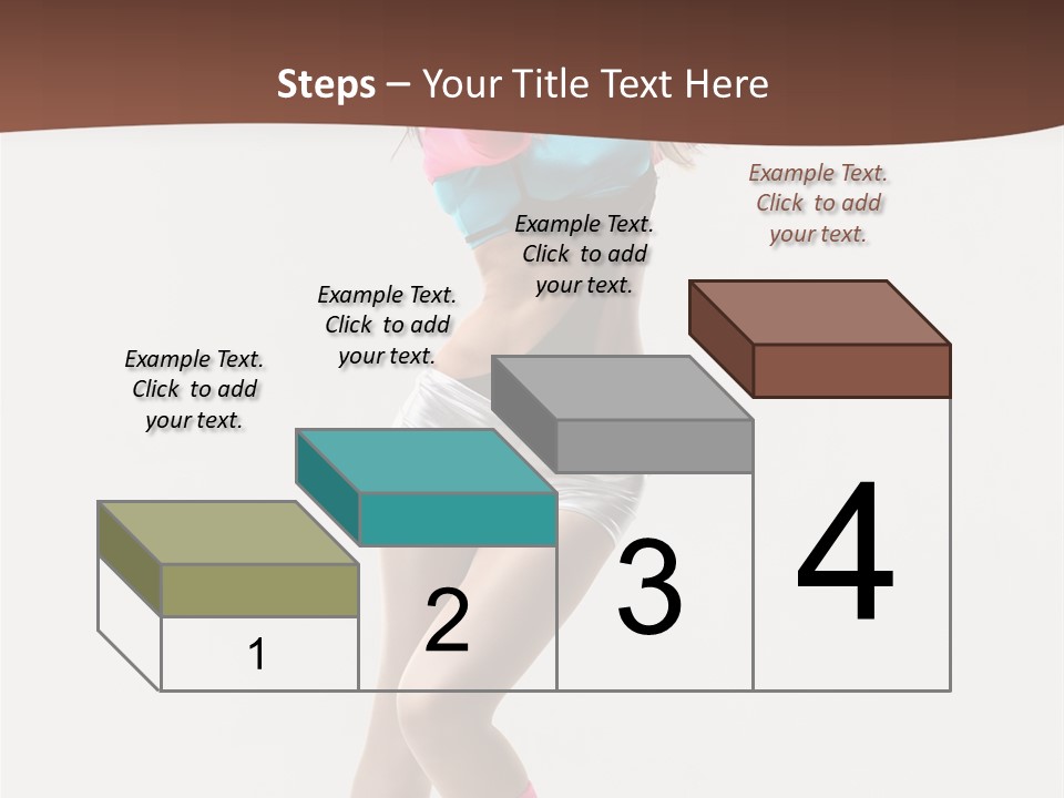 Gymnastic Moving Dancer PowerPoint Template
