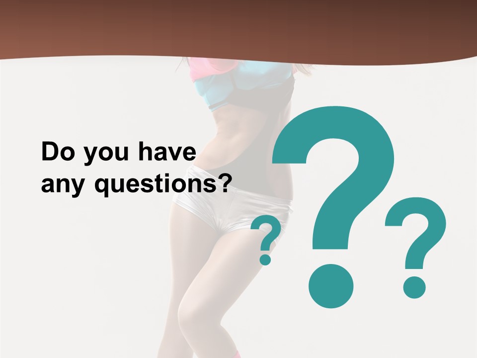 Gymnastic Moving Dancer PowerPoint Template