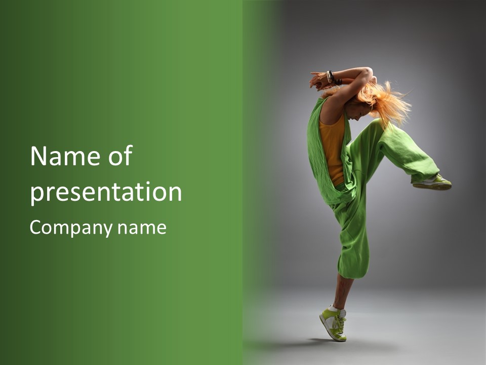 Movement Acrobat Dance PowerPoint Template