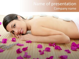 Brunette Zen Healthcare PowerPoint Template