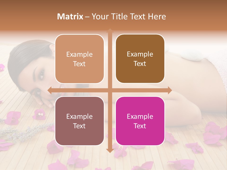 Brunette Zen Healthcare PowerPoint Template