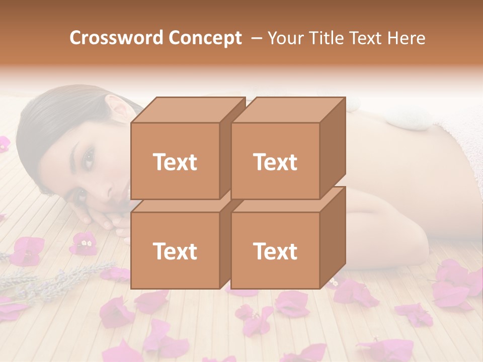 Brunette Zen Healthcare PowerPoint Template