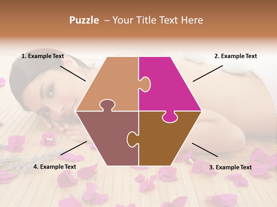 Brunette Zen Healthcare PowerPoint Template