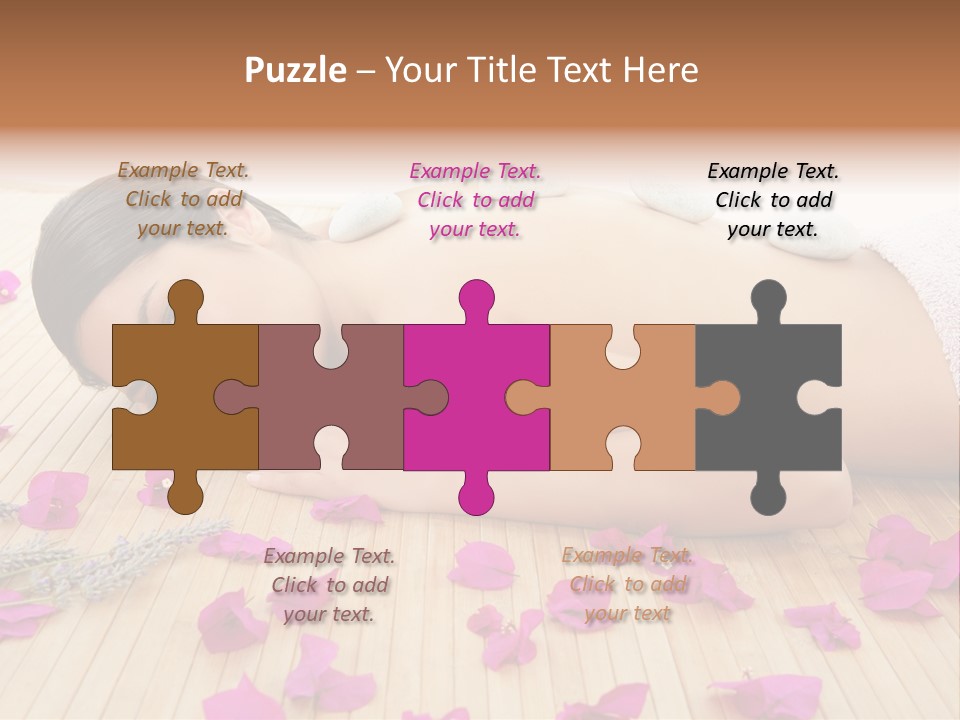 Brunette Zen Healthcare PowerPoint Template