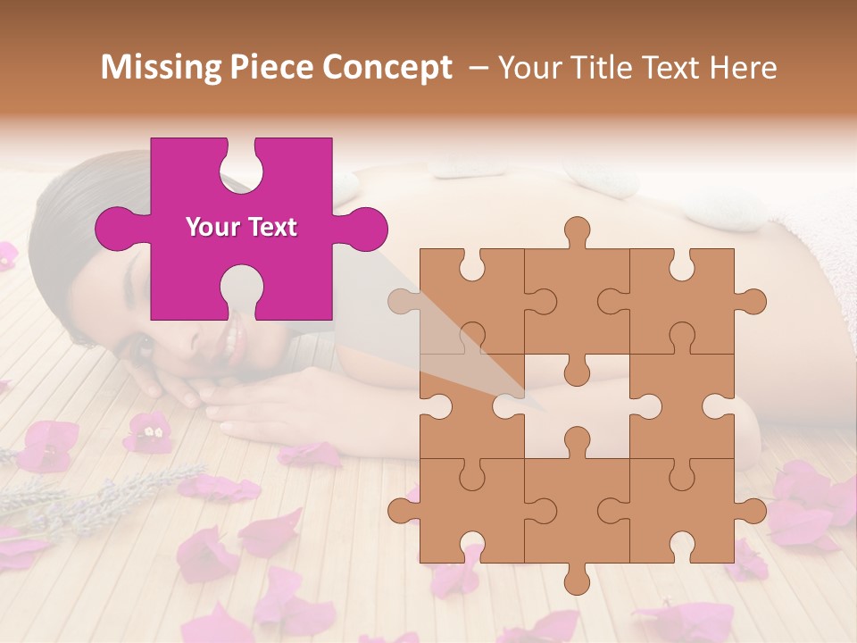 Brunette Zen Healthcare PowerPoint Template