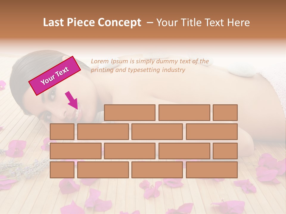 Brunette Zen Healthcare PowerPoint Template