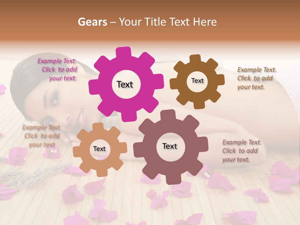 Brunette Zen Healthcare PowerPoint Template