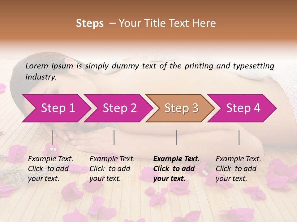Brunette Zen Healthcare PowerPoint Template