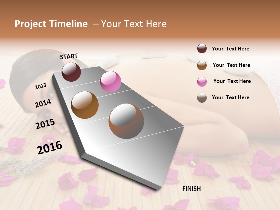Brunette Zen Healthcare PowerPoint Template
