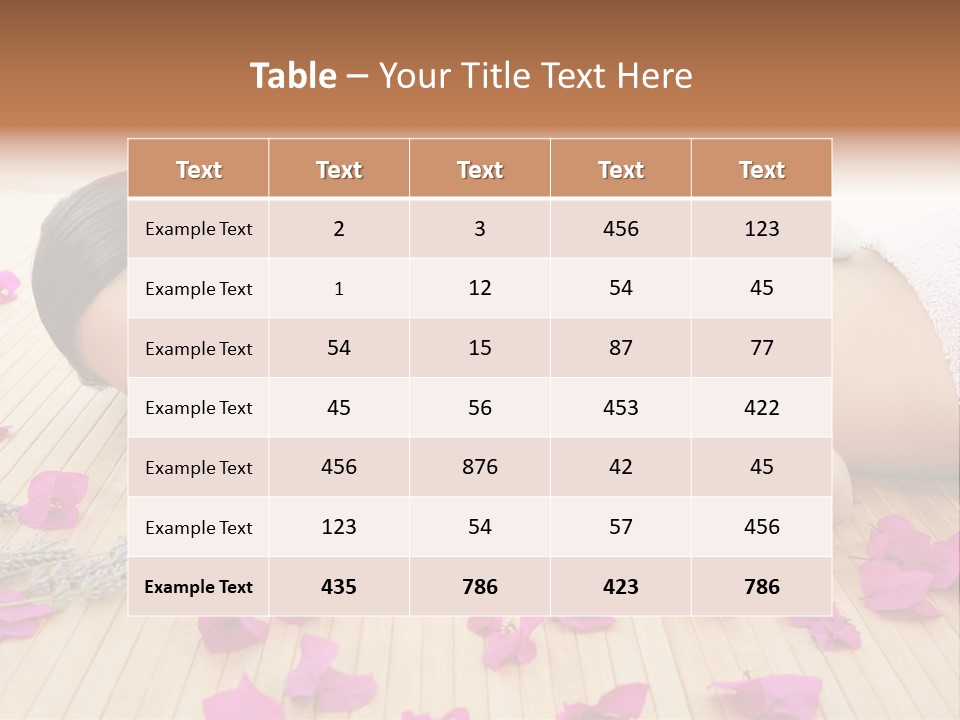 Brunette Zen Healthcare PowerPoint Template
