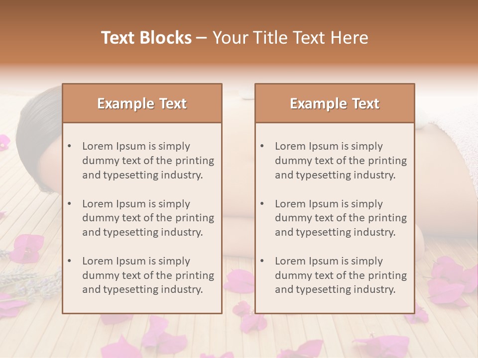 Brunette Zen Healthcare PowerPoint Template