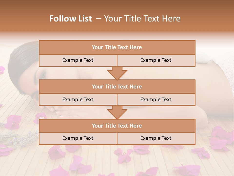 Brunette Zen Healthcare PowerPoint Template