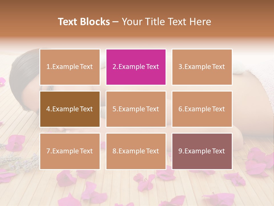 Brunette Zen Healthcare PowerPoint Template