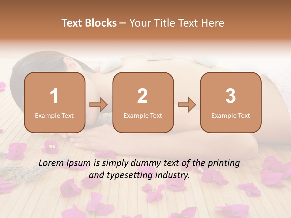 Brunette Zen Healthcare PowerPoint Template