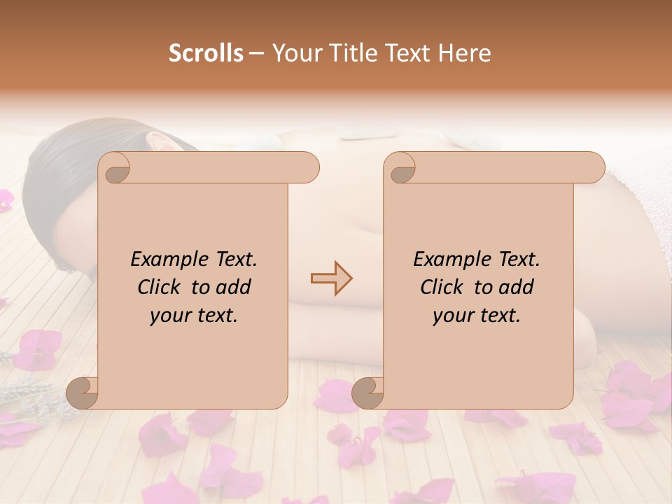 Brunette Zen Healthcare PowerPoint Template