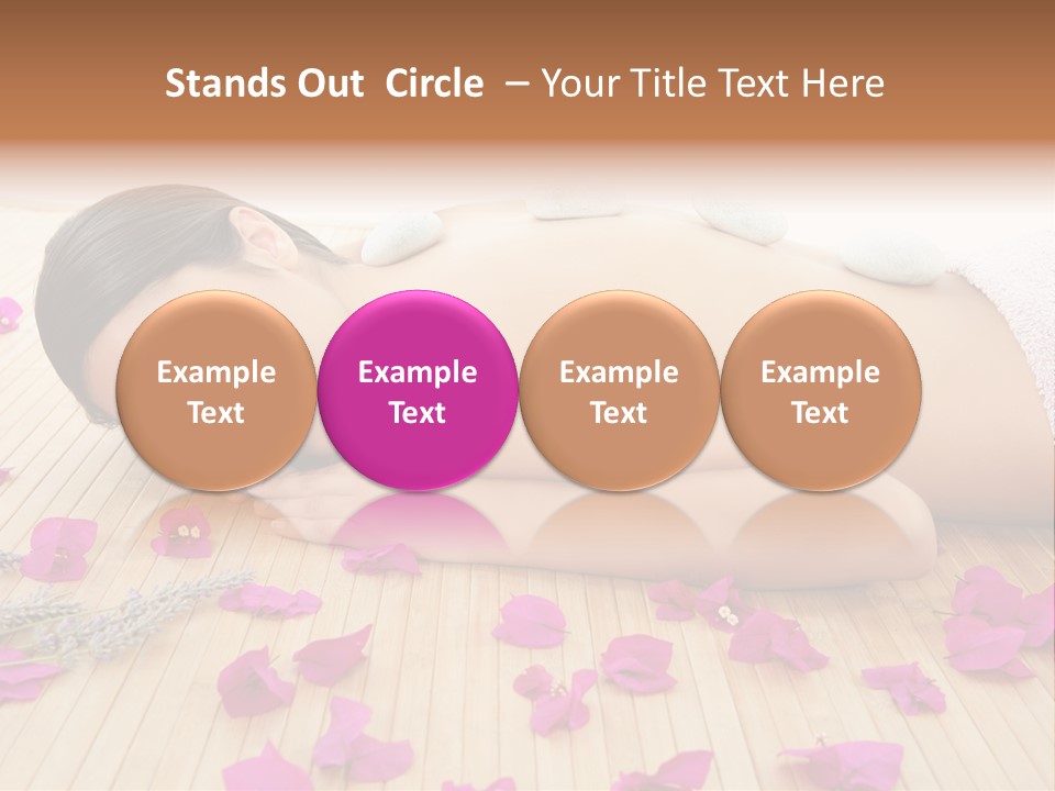 Brunette Zen Healthcare PowerPoint Template