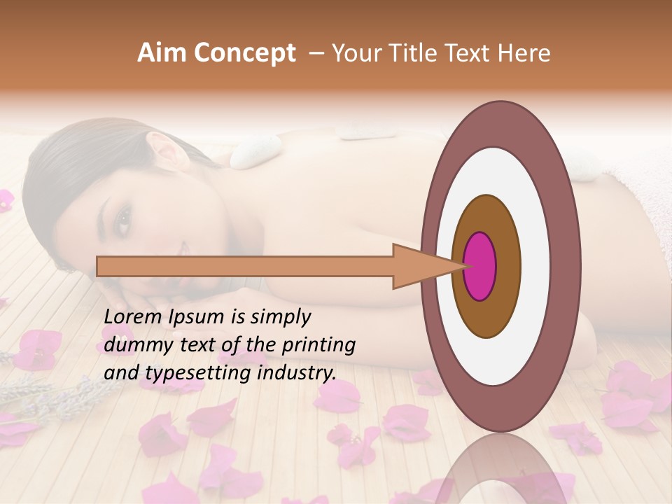 Brunette Zen Healthcare PowerPoint Template