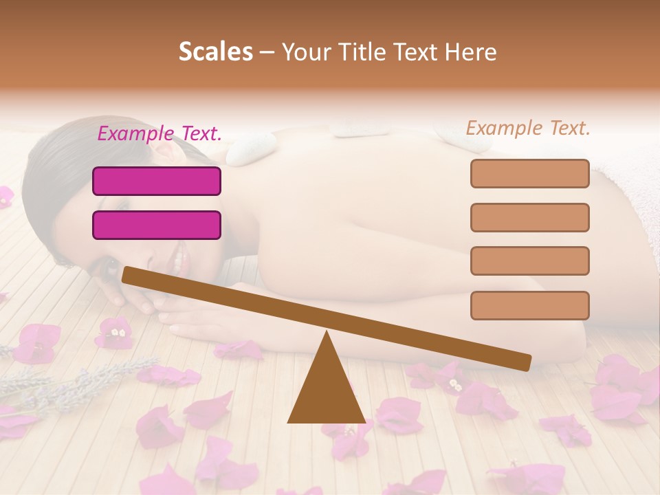 Brunette Zen Healthcare PowerPoint Template