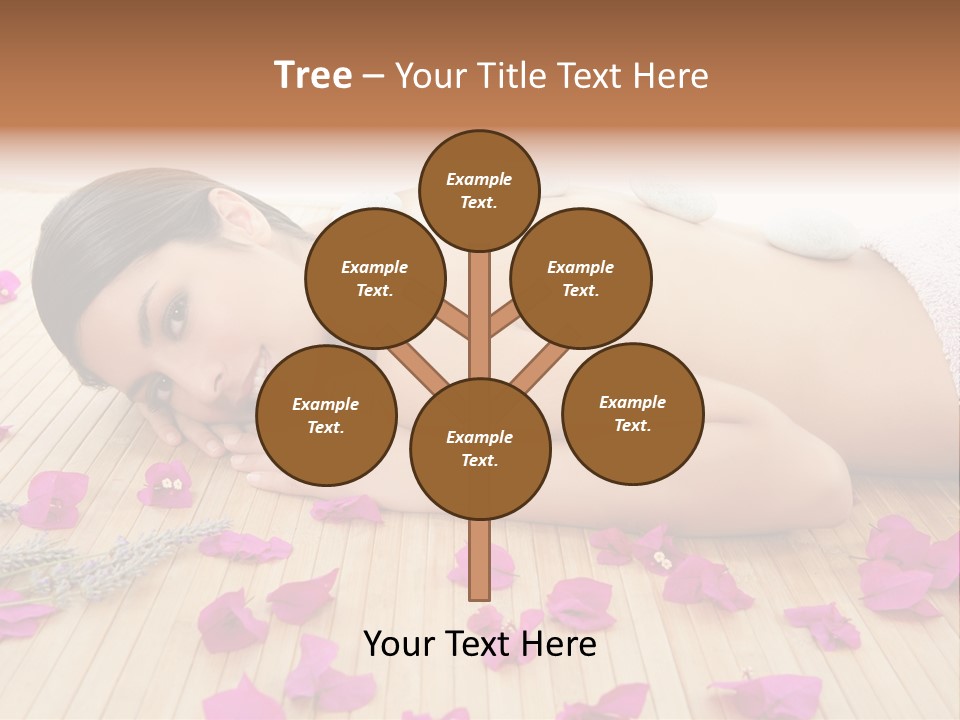 Brunette Zen Healthcare PowerPoint Template