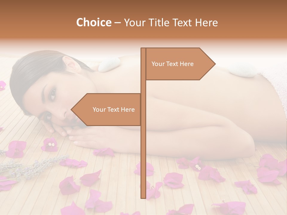 Brunette Zen Healthcare PowerPoint Template