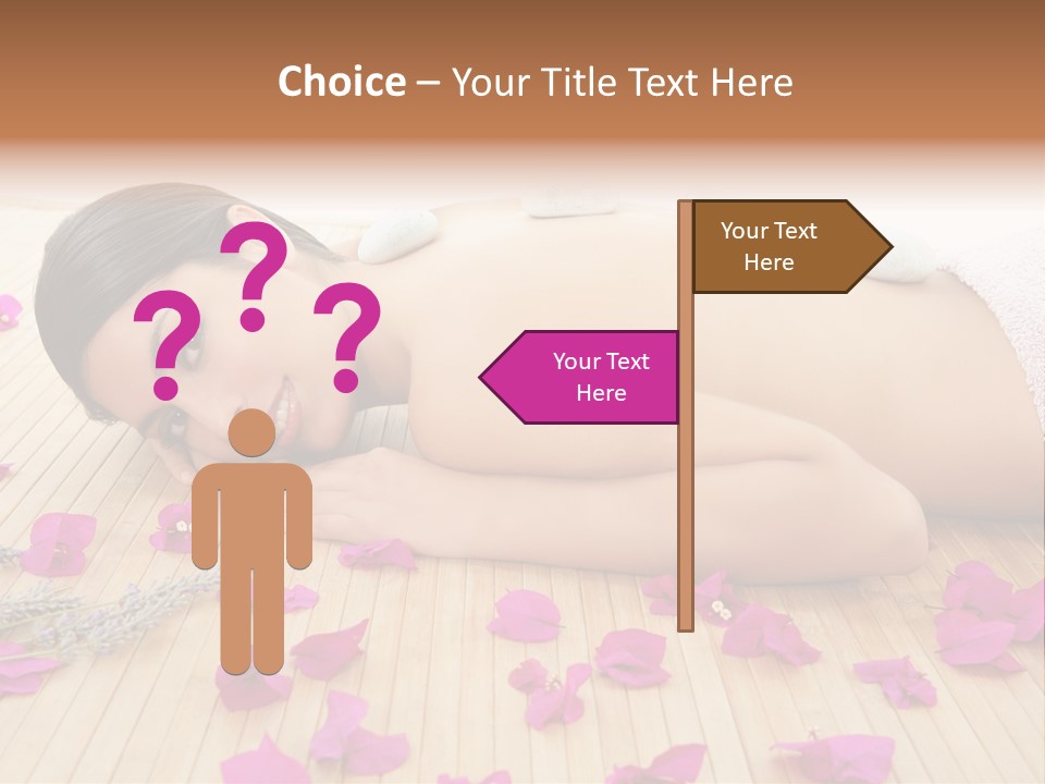 Brunette Zen Healthcare PowerPoint Template