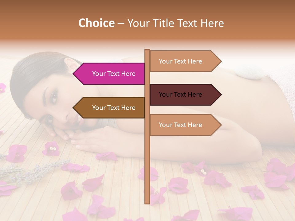 Brunette Zen Healthcare PowerPoint Template