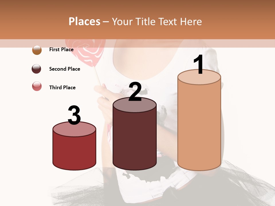 Cheerful Beautiful Licking PowerPoint Template