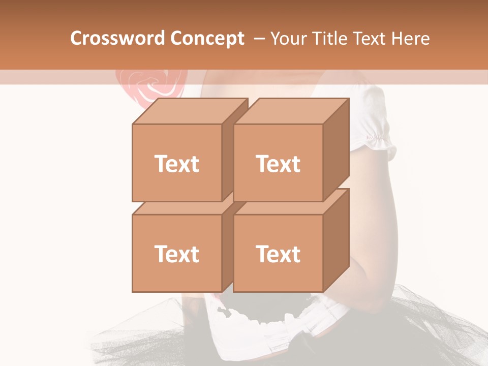 Cheerful Beautiful Licking PowerPoint Template