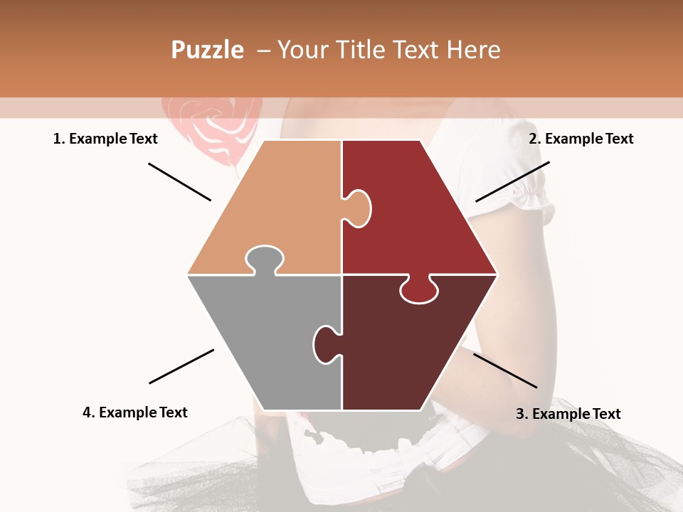 Cheerful Beautiful Licking PowerPoint Template