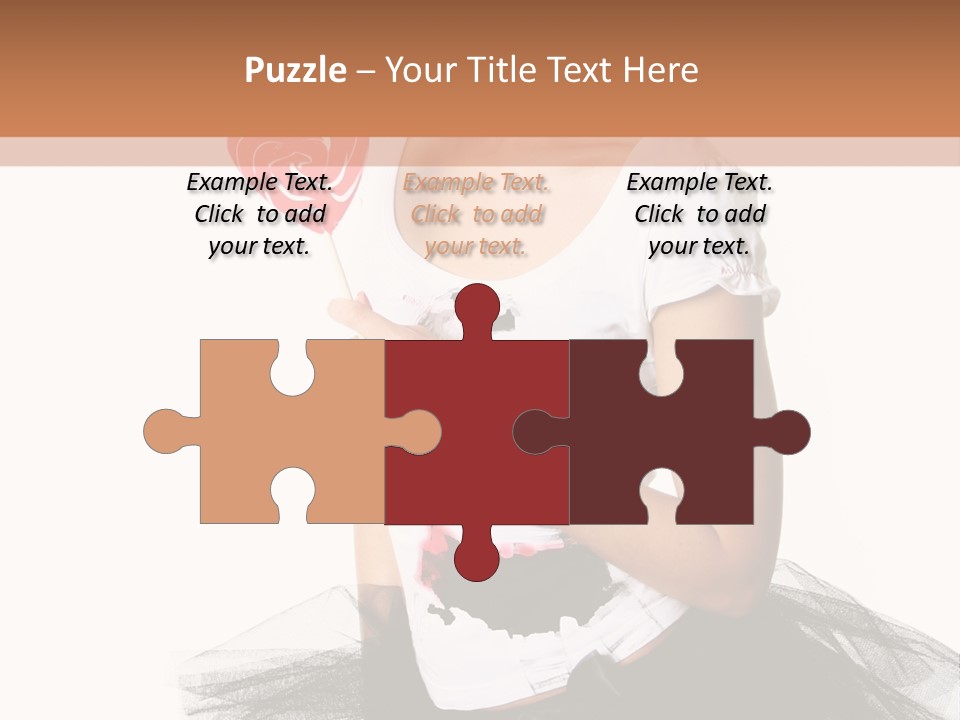 Cheerful Beautiful Licking PowerPoint Template