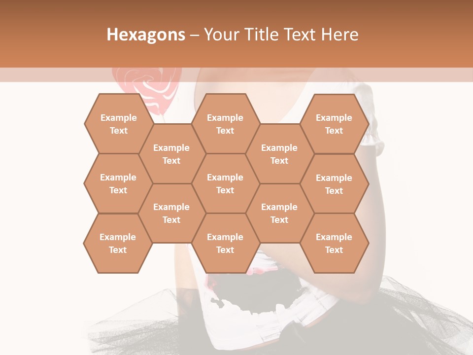 Cheerful Beautiful Licking PowerPoint Template