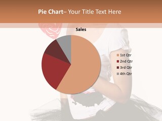 Cheerful Beautiful Licking PowerPoint Template