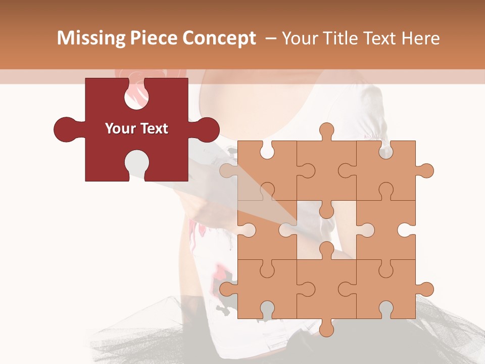 Cheerful Beautiful Licking PowerPoint Template