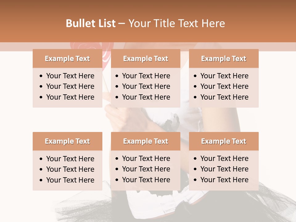 Cheerful Beautiful Licking PowerPoint Template