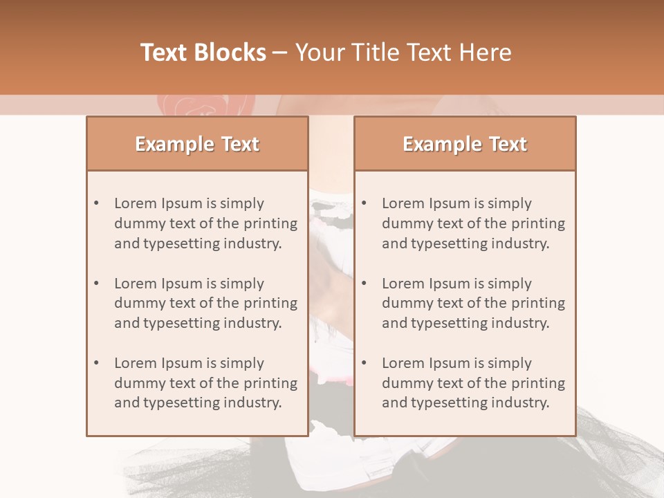 Cheerful Beautiful Licking PowerPoint Template