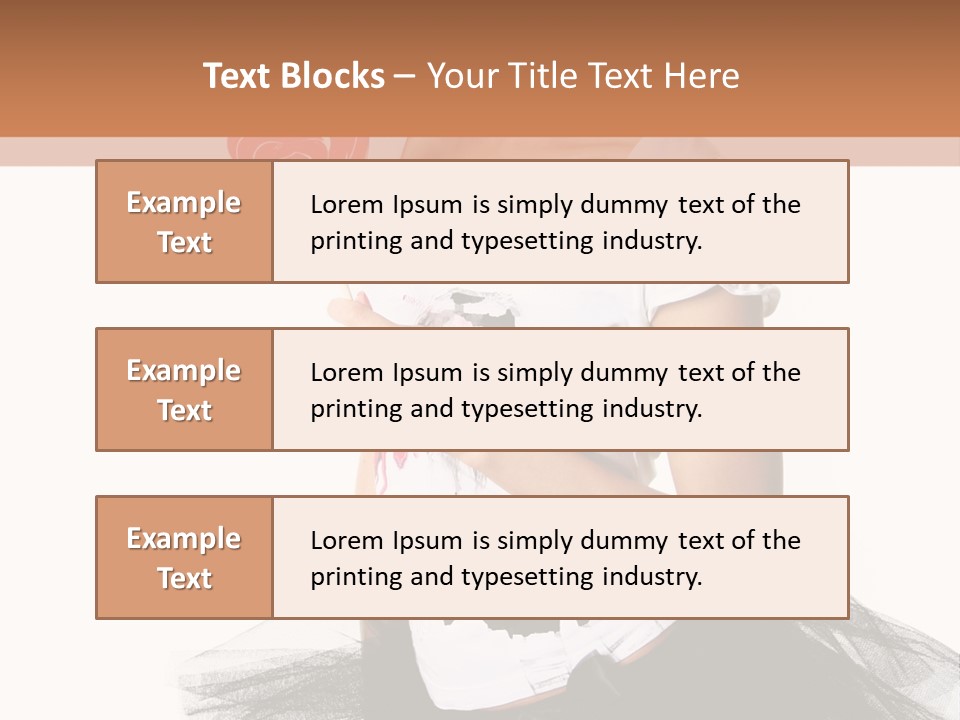 Cheerful Beautiful Licking PowerPoint Template