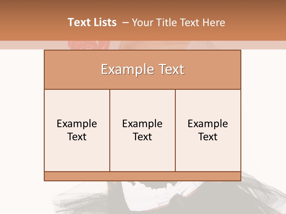 Cheerful Beautiful Licking PowerPoint Template