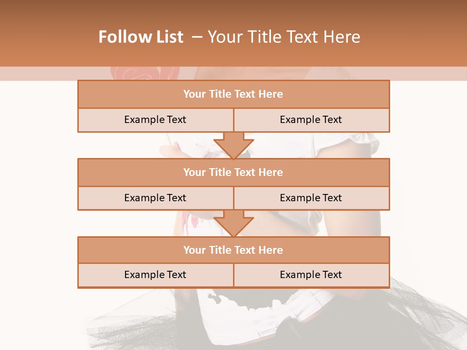 Cheerful Beautiful Licking PowerPoint Template