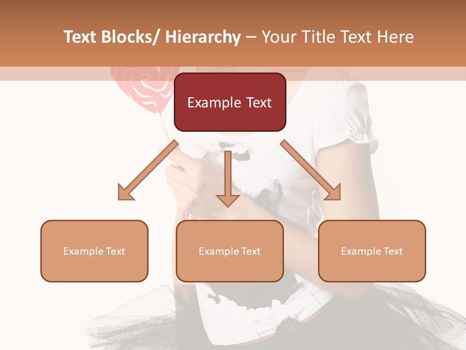 Cheerful Beautiful Licking PowerPoint Template