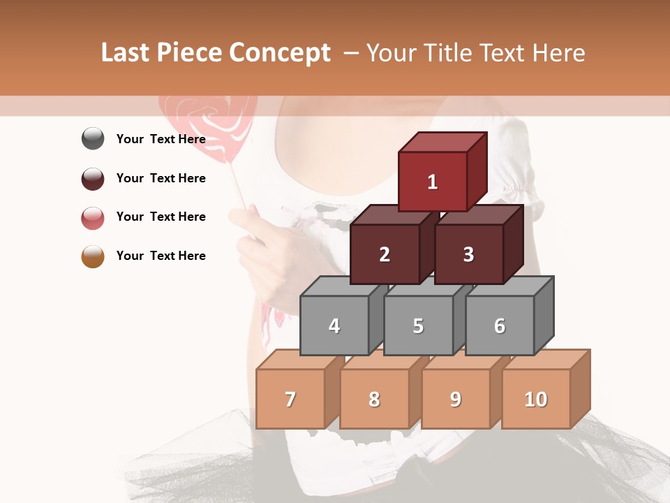 Cheerful Beautiful Licking PowerPoint Template