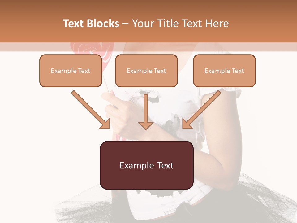 Cheerful Beautiful Licking PowerPoint Template