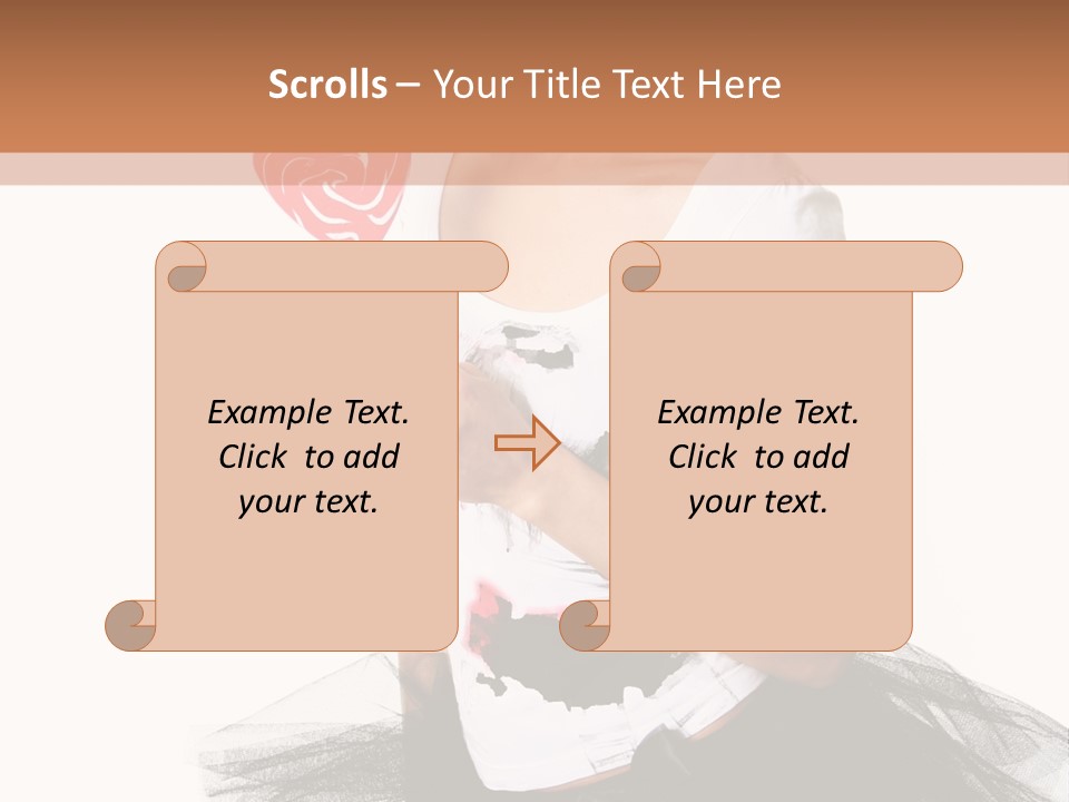 Cheerful Beautiful Licking PowerPoint Template