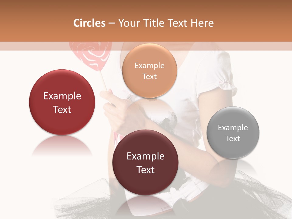 Cheerful Beautiful Licking PowerPoint Template