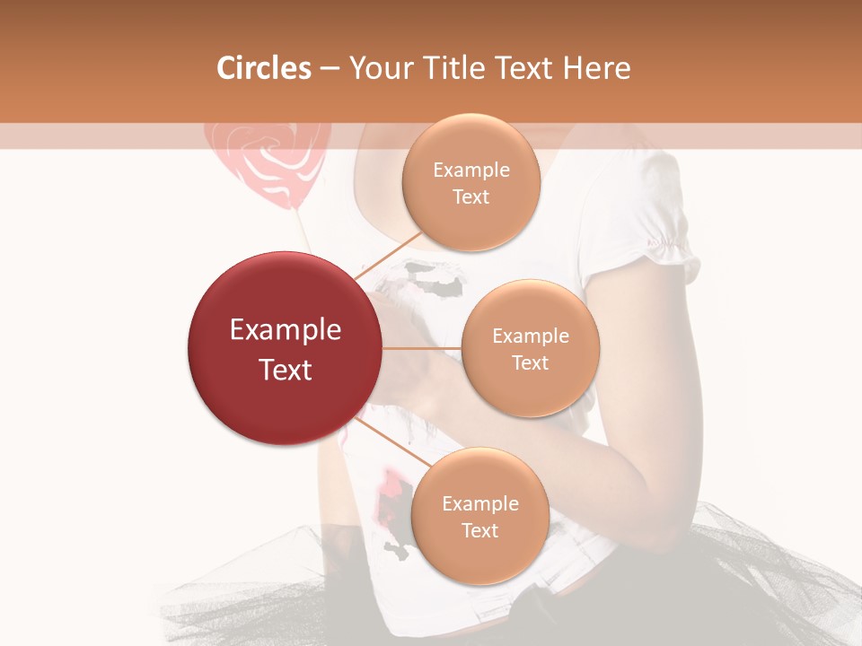 Cheerful Beautiful Licking PowerPoint Template