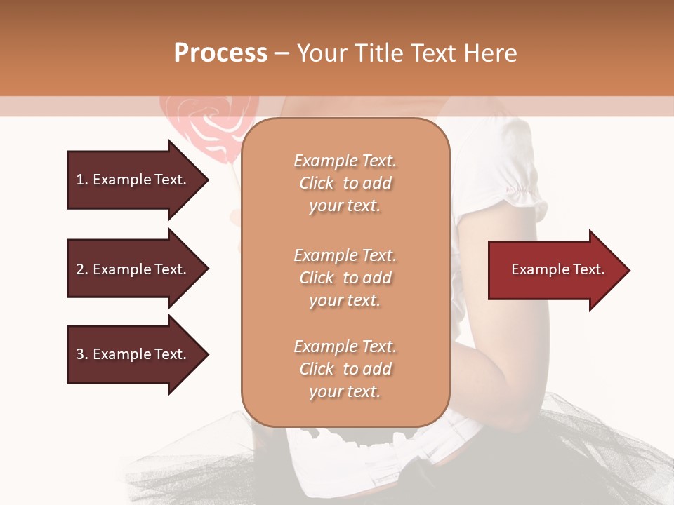 Cheerful Beautiful Licking PowerPoint Template