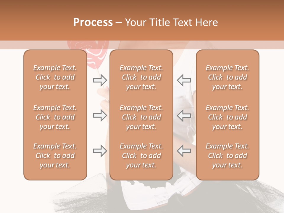 Cheerful Beautiful Licking PowerPoint Template