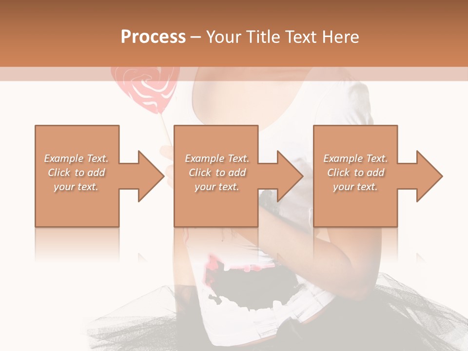 Cheerful Beautiful Licking PowerPoint Template