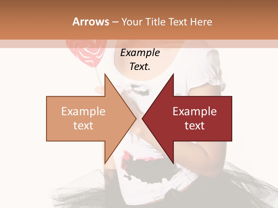 Cheerful Beautiful Licking PowerPoint Template