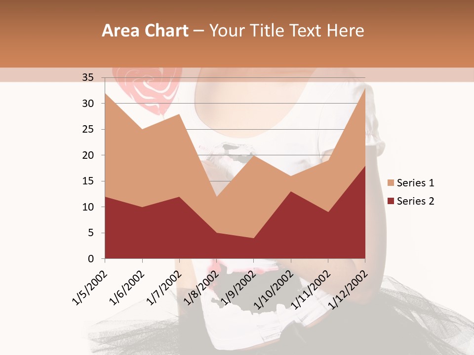 Cheerful Beautiful Licking PowerPoint Template