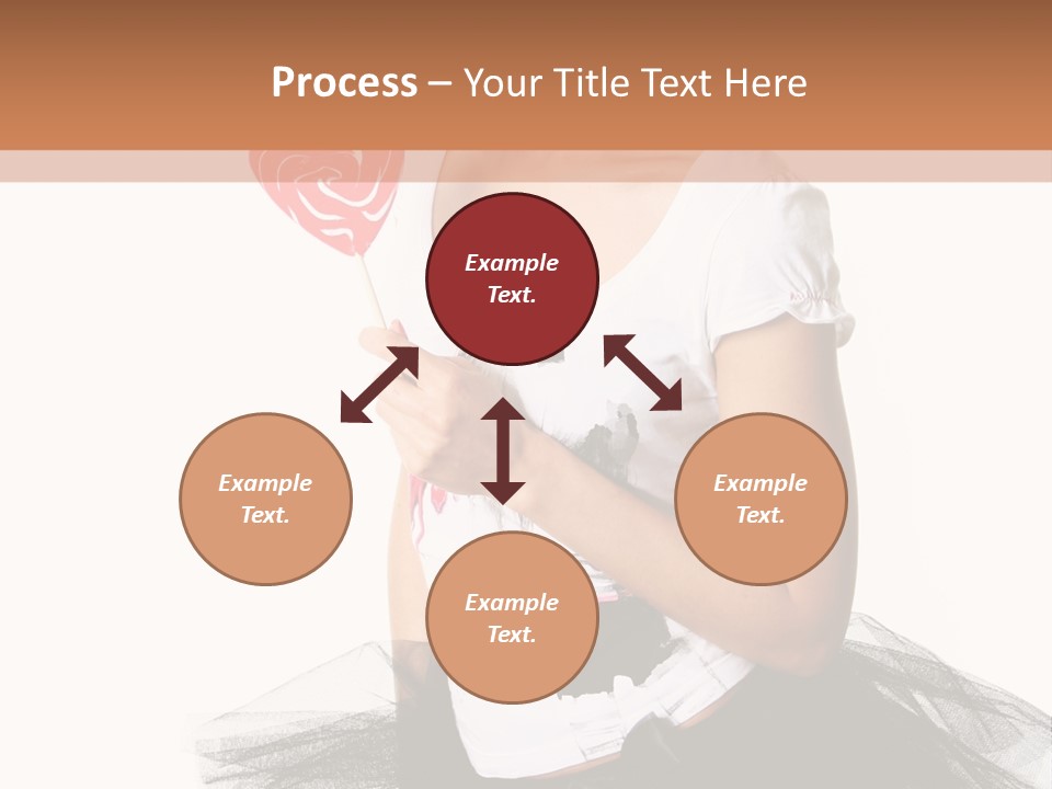 Cheerful Beautiful Licking PowerPoint Template